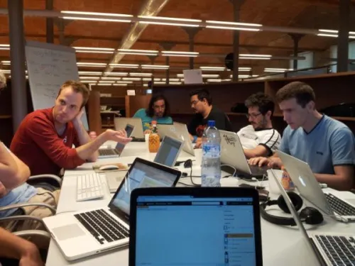 Table with sprinters at Barcelona DDD2012