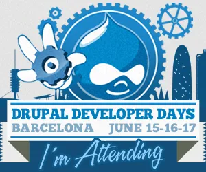 Attending Drupal Developer Days Barcelona 2012 banner, happening 2012 June 15,16,17 